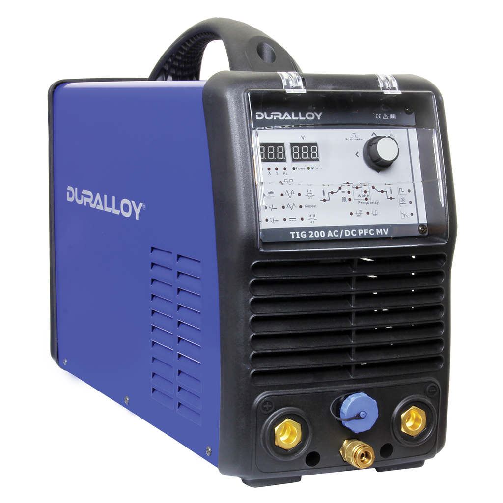 Welder TIG 200 Amp ACDC Pulse PFC MV Duralloy