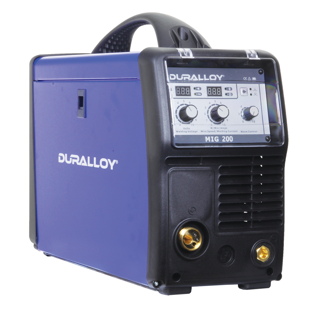 MIG Welder 200 Amp 240V Inverter Duralloy