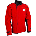 Welding Jacket Leather Big Red 6XL