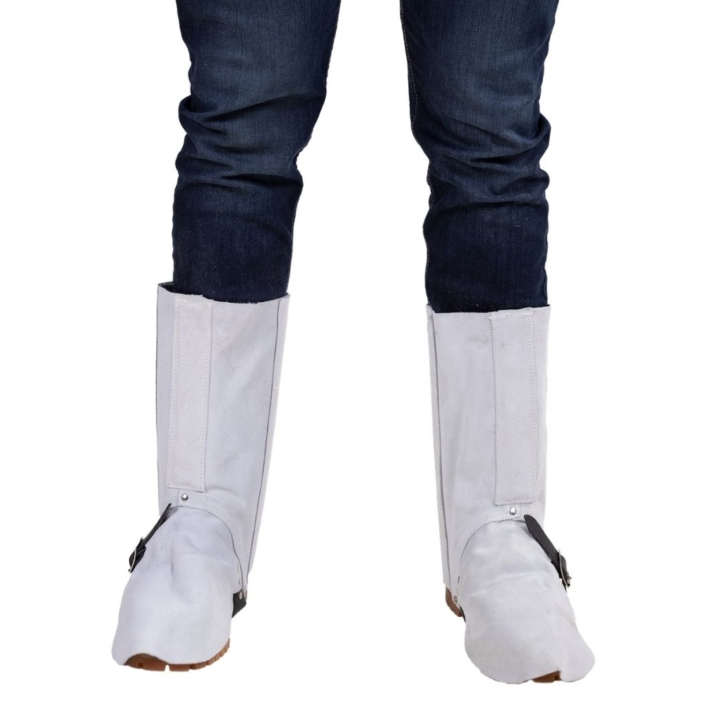 Welding Leggings Leather Chrome 203mm