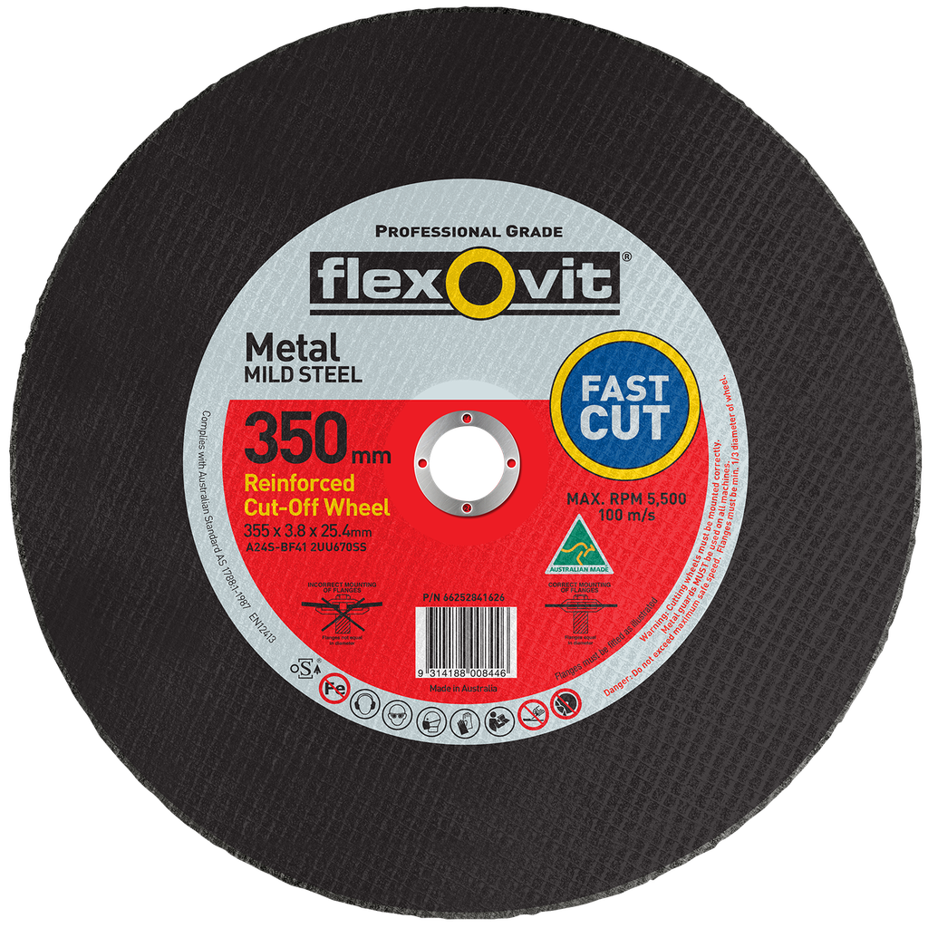 Cut Off Disc 350x3.8x25 Metal 2UU670SS Flexovit