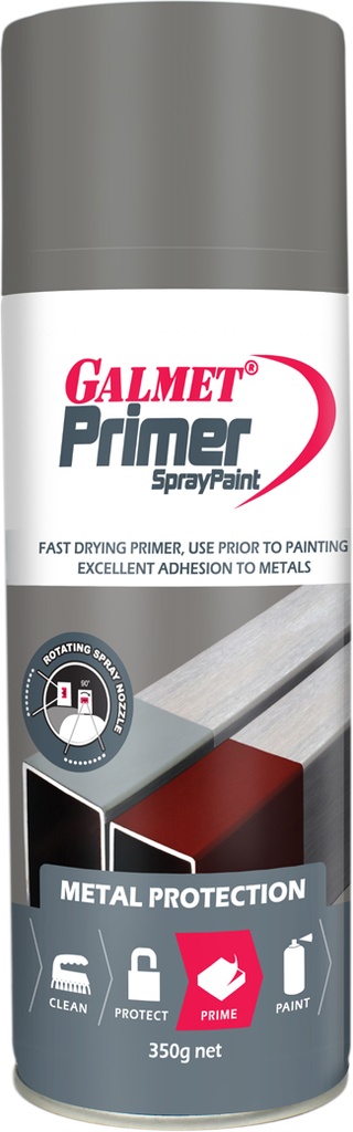 Paint Primer Aerosol Grey 350g Galmet
