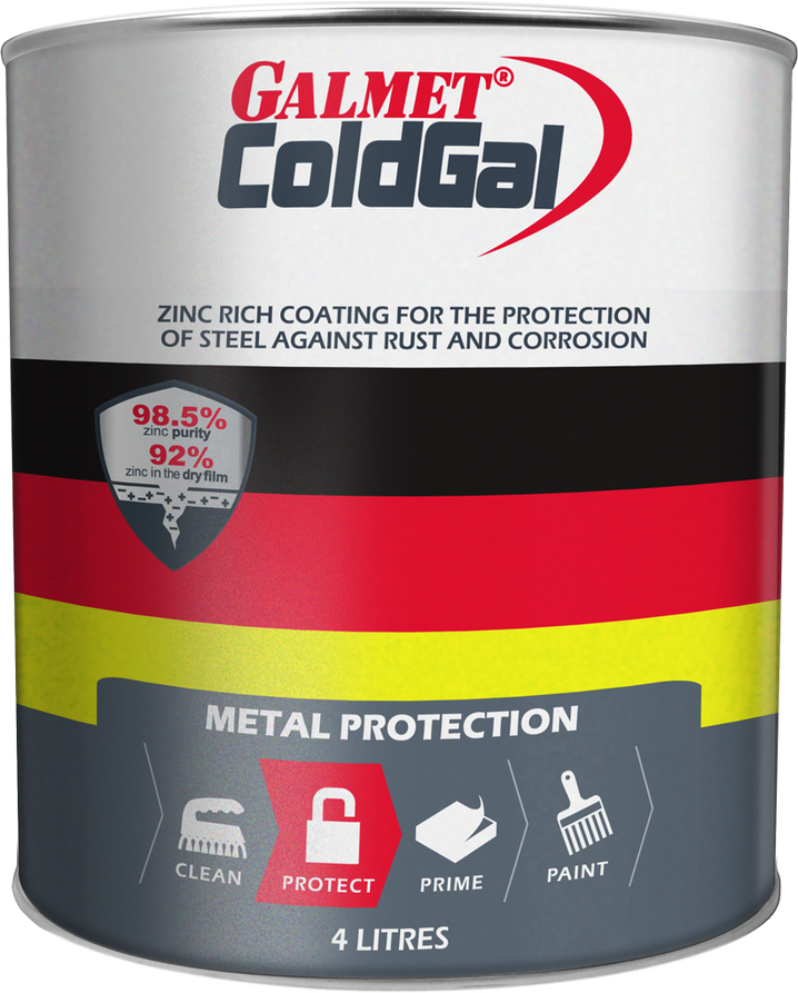 Paint Cold Galvanising Grey 4L Galmet ColdGal