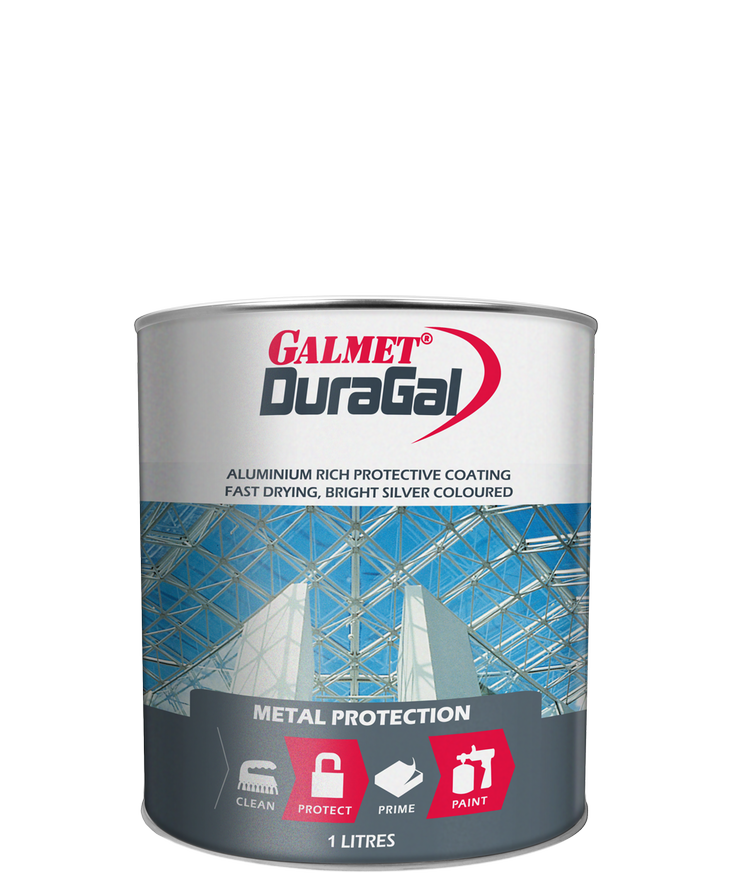 Paint Silver Gal Bright 1L Galmet Duragal