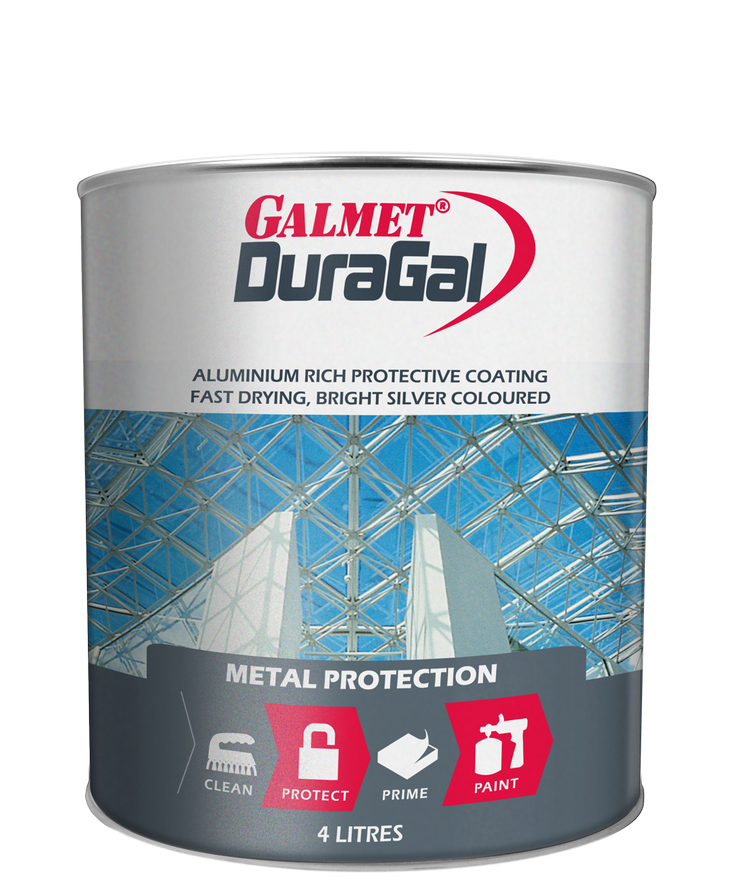 Paint Silver Gal Bright 4L Galmet Duragal