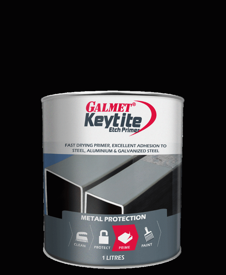 Paint Primer Grey Etch 1L Keytite Galmet