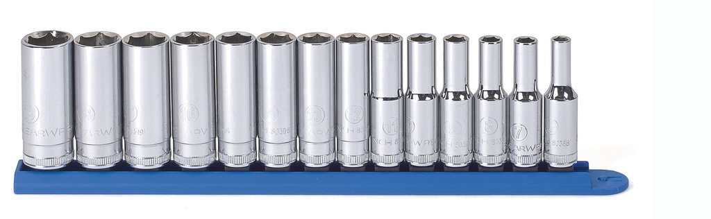 Socket Set 3/8dr Deep 6pt Metric 14pc GearWrench