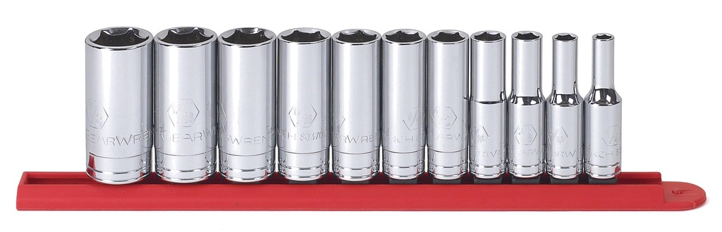 Socket Set 3/8dr Deep 6pt AF 11pc GearWrench