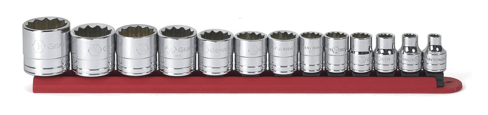 Socket Set 3/8dr 12pt AF 13pc GearWrench