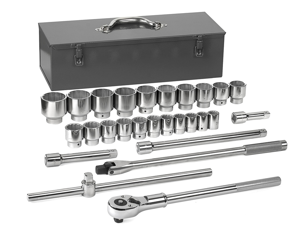 Socket Set 3/4dr 12pt AF 27pc GearWrench