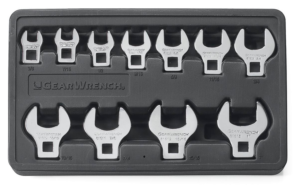 Crowsfoot Set AF 11pc GearWrench