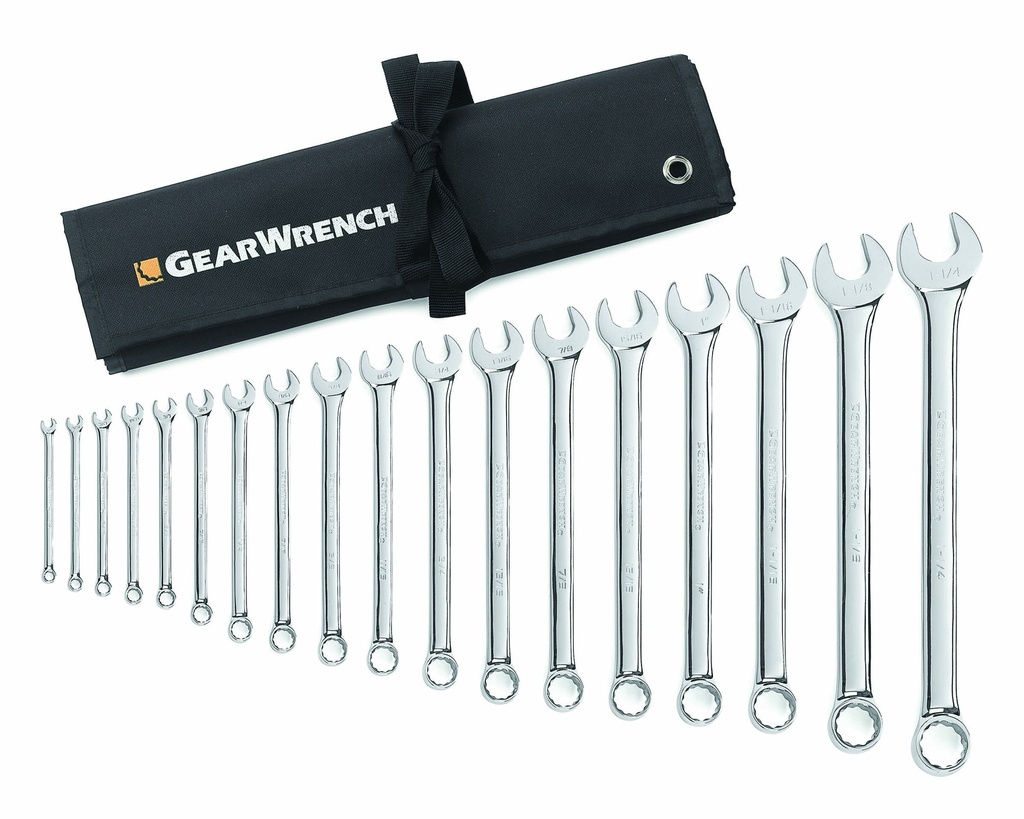 Combination Spanner Set Long AF 18pc GearWrench