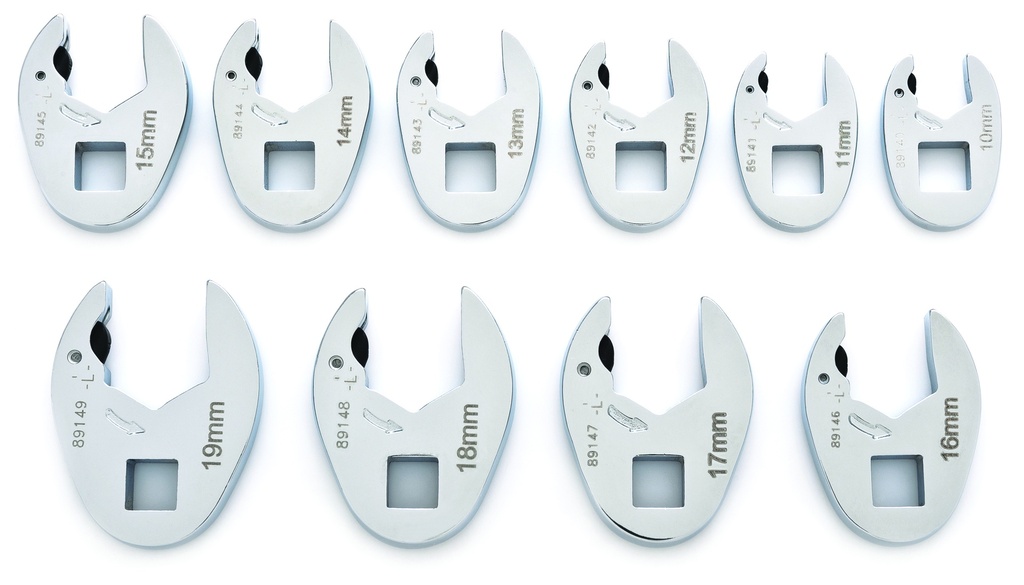 Crowsfoot Set Ratcheting Metric 10pc GearWrench