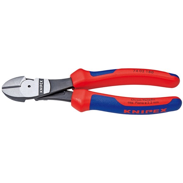 Diagonal Cutting Plier 180mm Comp Grip HL Knipex