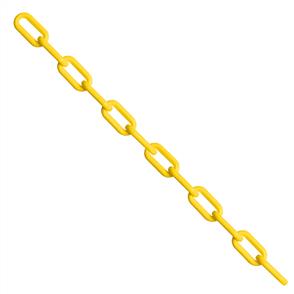 Chain 8mm Plastic $/mtr Pail 25m Yellow