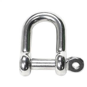D Shackle 6mm 316SS