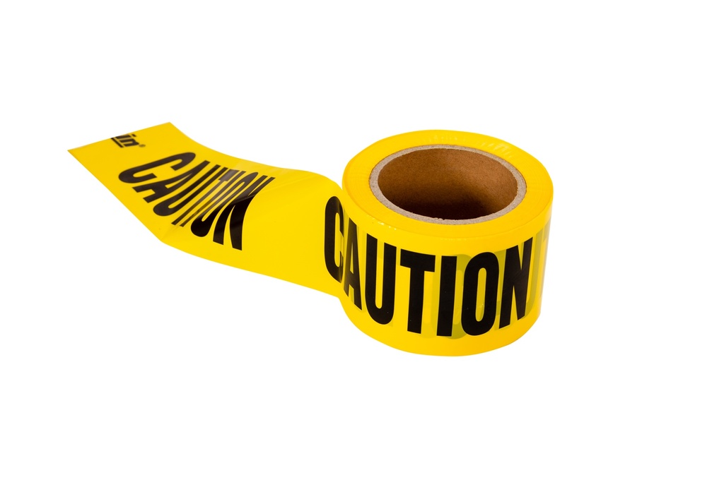 Tape Barricade Yellow Caution 100m Lufkin