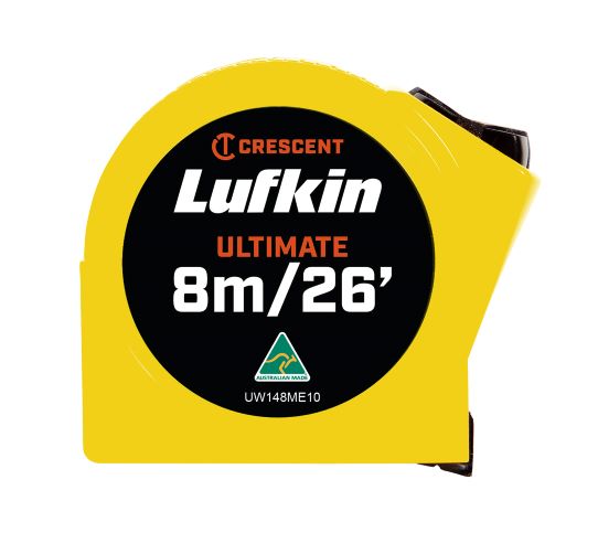 Tape Measure 8m M/E Ultimate 25mm Wide Lufkin
