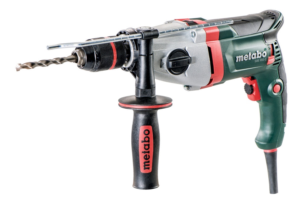 Impact Drill 850W VSR Metabo 13mm K/lss Case