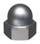 Nut 1/4 UNC Acorn (Dome) Steel Chrome Plate