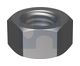 Nut M10x1.25 Fine Hex Black Class 8