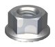 Nut 3/8 UNC Flanged Stainless Grade 304