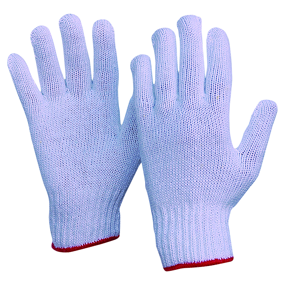Glove Poly/Cotton Knitted Ladies (Red)