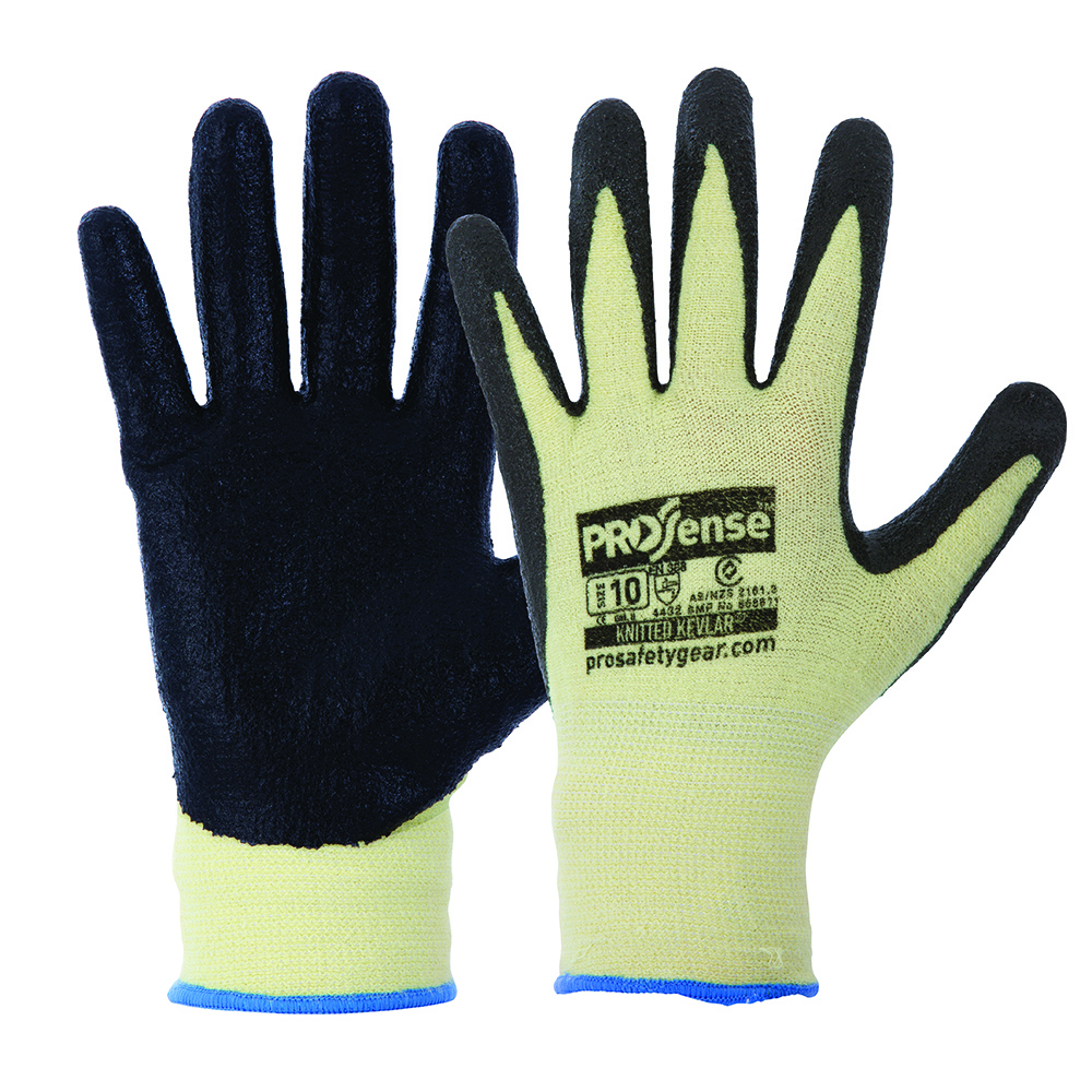 Glove Cut 3 Knitted Kevlar Black Nitrile sz10