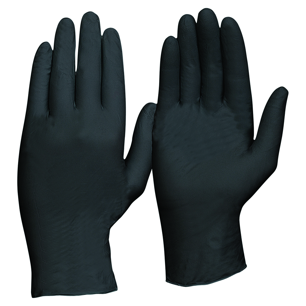 Gloves 100pk Nitrile Black ProChoice Med
