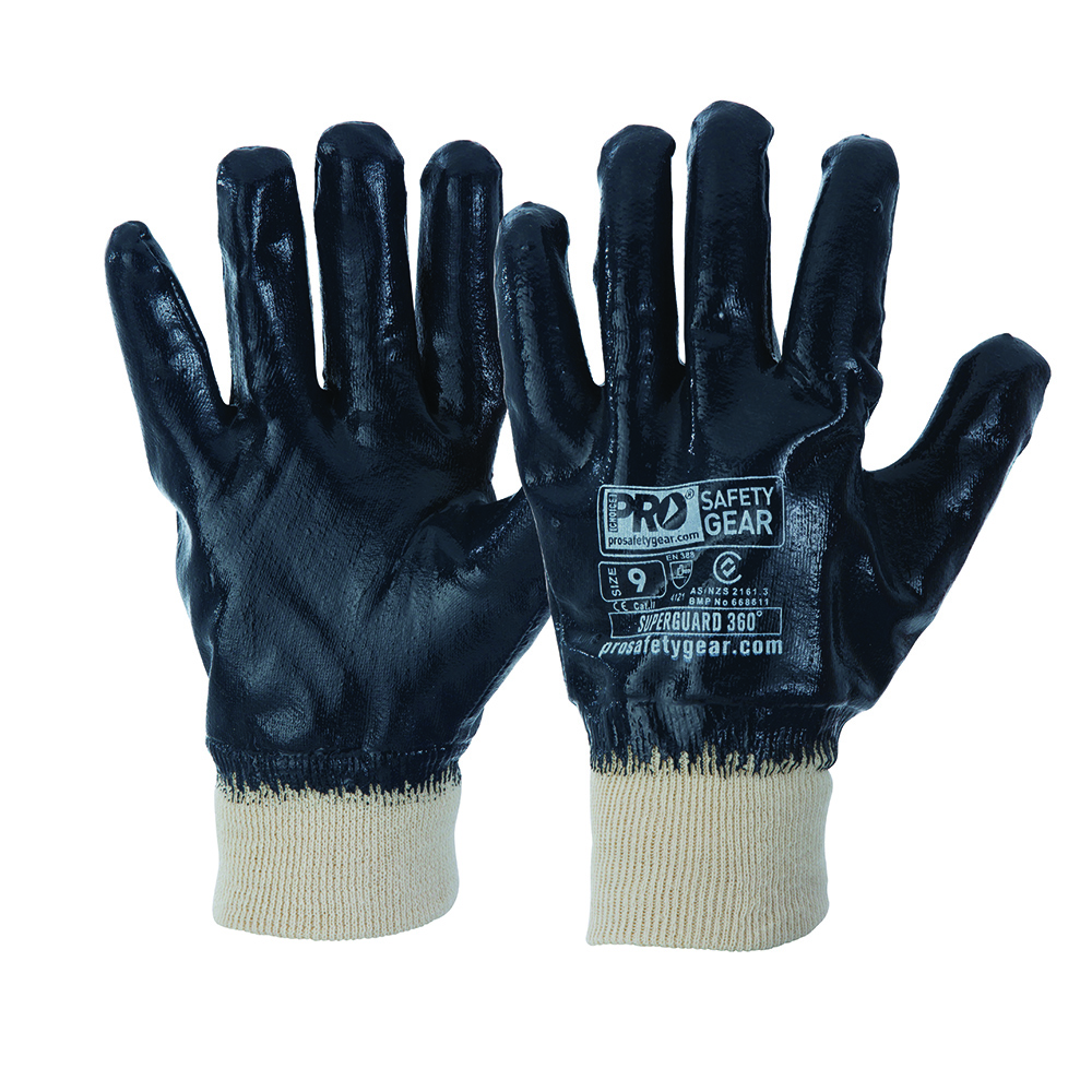Glove Synthetic Nitrile Blue SuperLite sz10