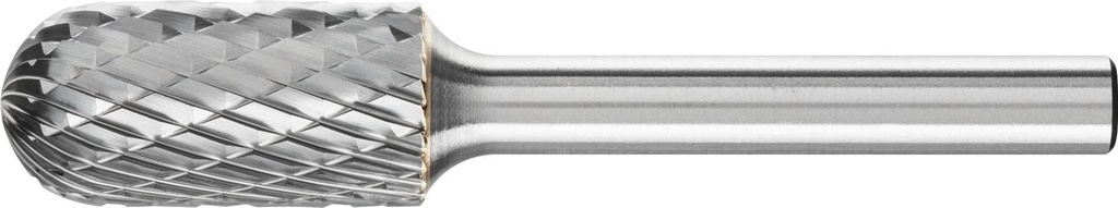 Carbide Bur Cylindrical Round Nose Shape 12x25mm Double Cut TOUGH