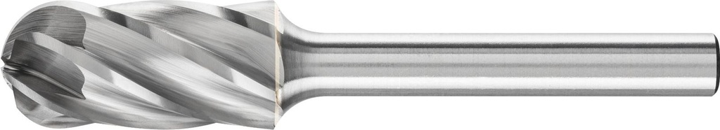 Carbide Bur Cylindrical Round Nose Shape 12x25mm Aluminium Cut