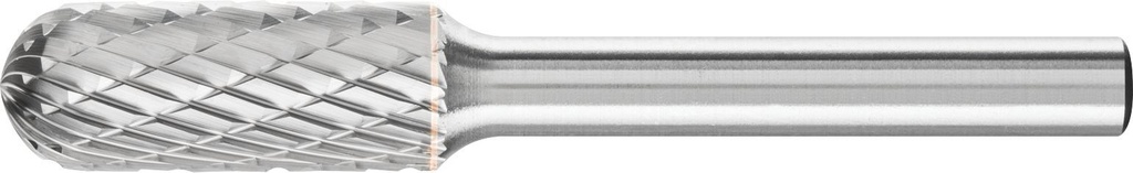 Carbide Bur Cylindrical Round Nose Shape 10x25mm Double Cut 