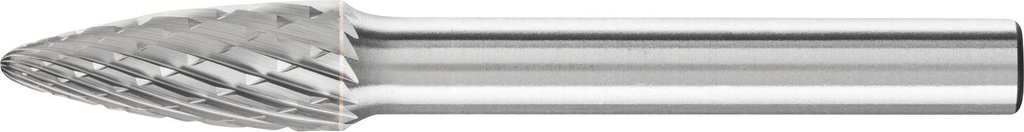 Carbide Bur Tree Round Nose Shape 8x20mm Double Cut 