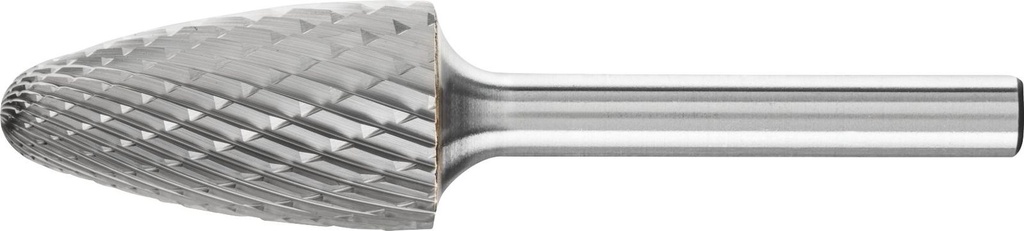 Carbide Bur Tree Round Nose Shape 16x30mm Double Cut 
