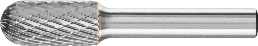 Carbide Bur Cylindrical Round Nose Shape 1/2x1" Double Cut SC3 TOUGH