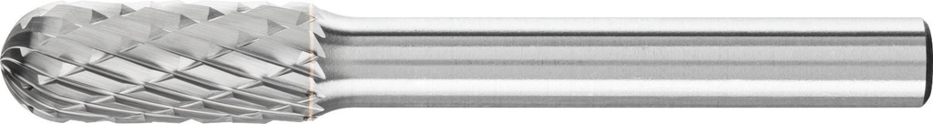 Carbide Bur Cylindrical Round Nose Shape 5/16x3/4" Double Cut SC2 HP