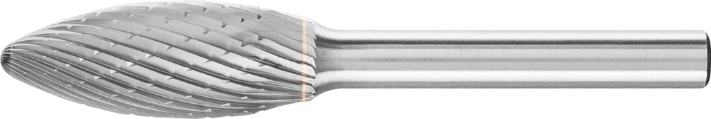 Carbide Bur Flame Shape 1/2x1-1/4" Double Cut SH5 HP