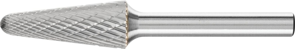 Carbide Bur Round Nose Cone Shape 1/2x1-1/8" Double Cut SL5 HP