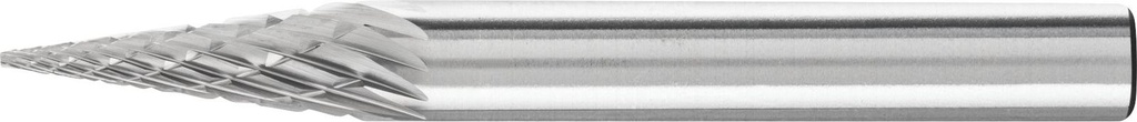 Carbide Bur Pointed Cone Shape 1/4x3/4" Double Cut SM1 HP
