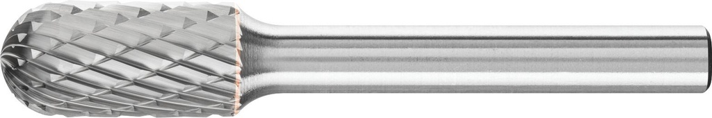 Carbide Bur Cylindrical Round Nose Shape 3/8x3/4" Double Cut SC3L4 Pferd