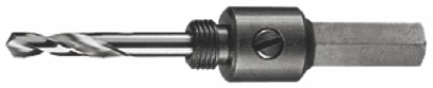 Hole Saw Arbor 14-30mm 3/8"Hex 1/2"UNF LSS-1 Pferd