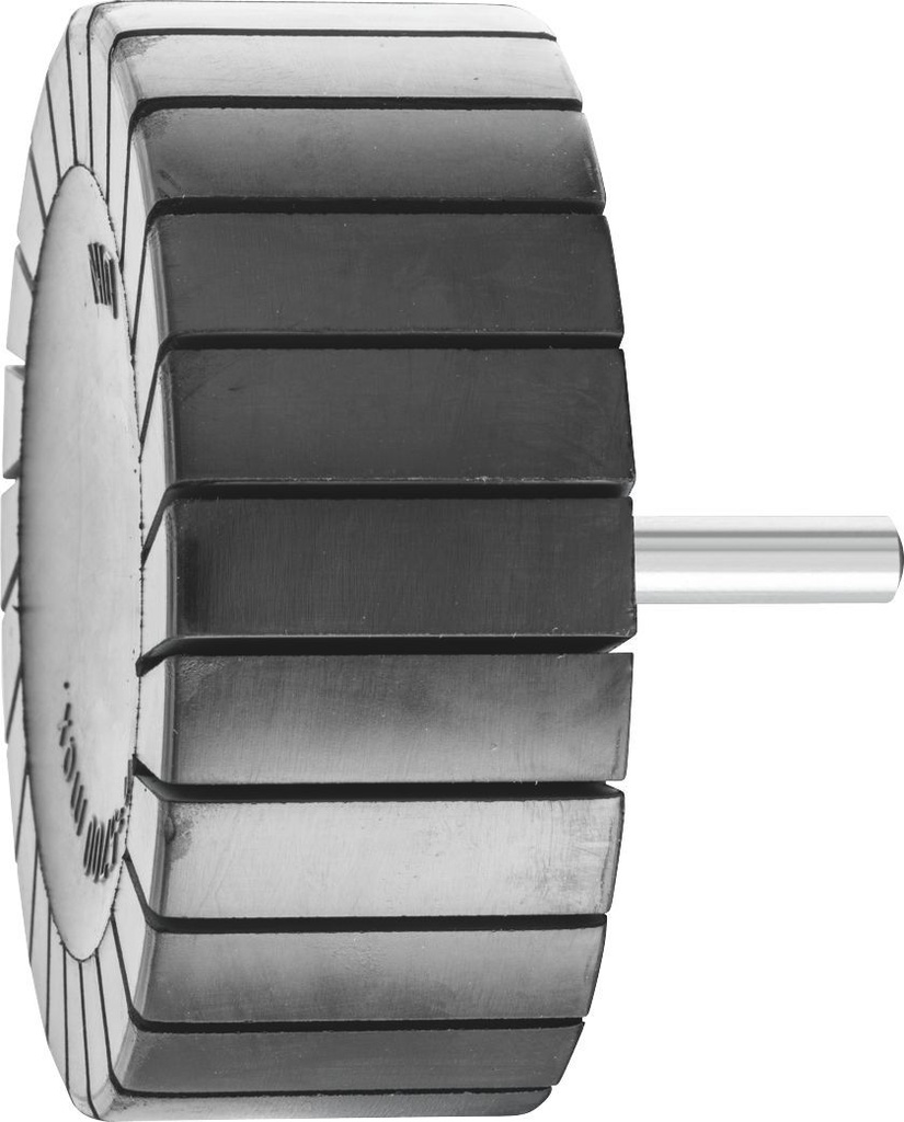 Rubber Drum Holder 100x40  8mm Shaft