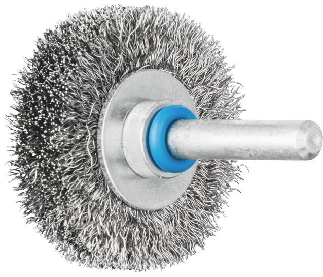 Wheel Brush Crimp  40x9mm Inox Spindle (6)