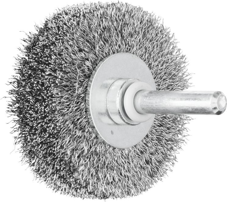 Wheel Brush Crimp  50x15mm Steel Spindle (6)