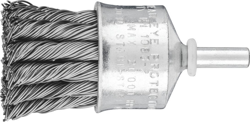 End Brush Twist 30mm Spindle (6) Steel 0.50