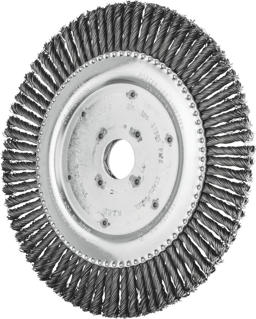 Pipeline Brush Twist 178mm Steel 22mm Bore