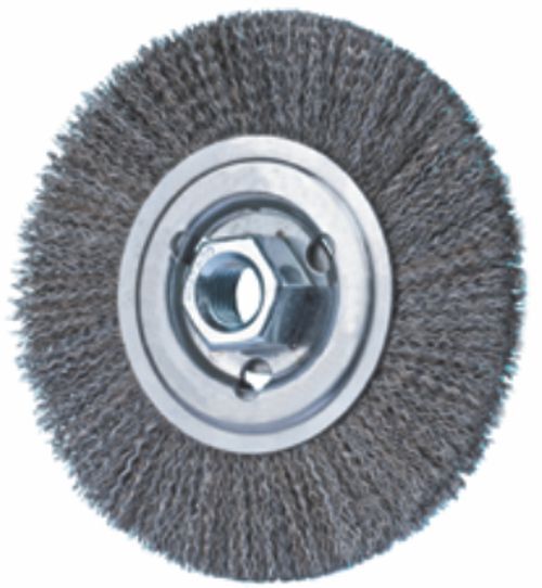 Wheel Brush Crimp 125x12mm Steel M14 Thread