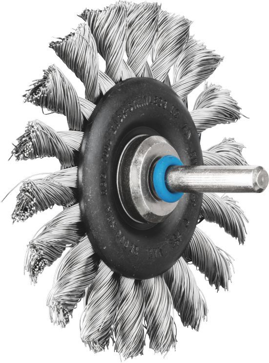 Wheel Brush Twist  70x6mm Inox Spindle (6) POS