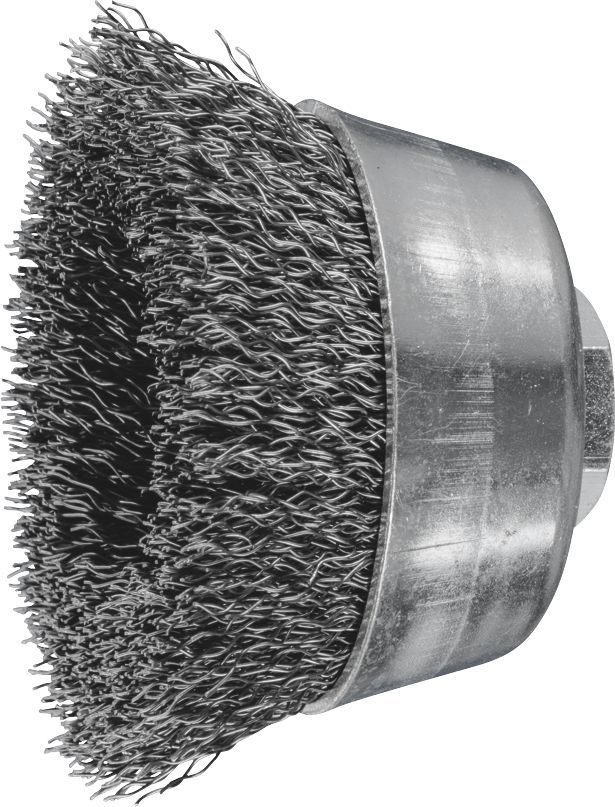 Cup Brush Crimp 60mm Steel M10